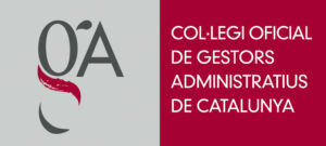 Sello del Colegio Oficial de Gestores administrativos de Cataluña